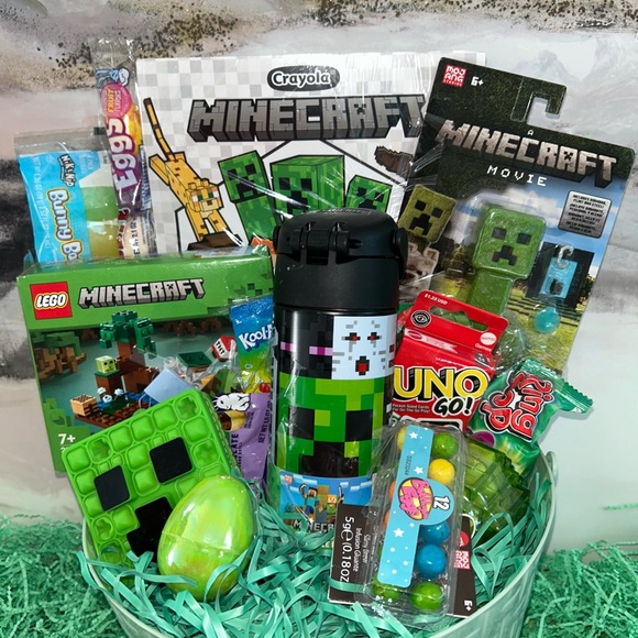 Minecraft Easter Basket - Picture 1 of 1
